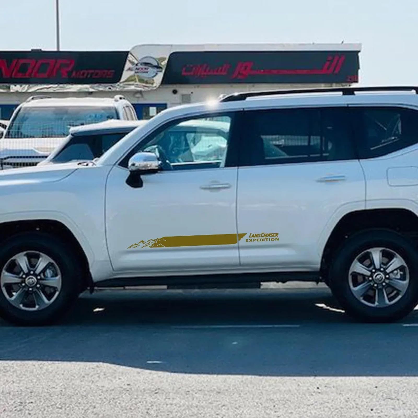 Amazon.co.jp: IBLUON 車のサイドステッカーグラフィックマウンテン